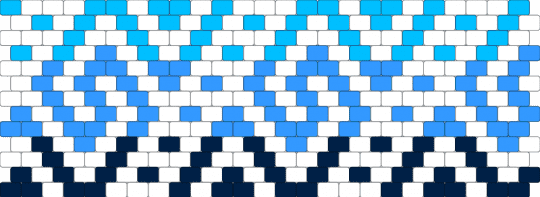 White and Blue Meander Pattern - blue, light blue, meander, pattern, white