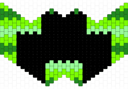 Creeper mouth - green,teal