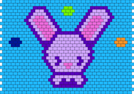 LavenderRabbit_1 - rabbit,bunny,lavender,panel