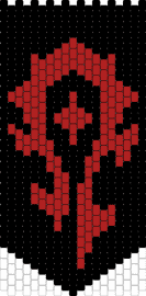 HordeBanner - horde,wow,world of warcraft,banner,video game,black,red