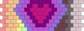 Purple/Rainbow Heart - heart,colorful,pastel,purple,love,gradient,valentine,romance