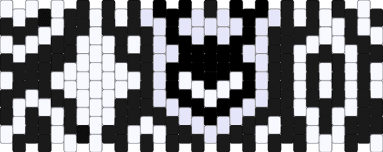 THE ROARING KNIGHT cuff - black,white,deltarune
