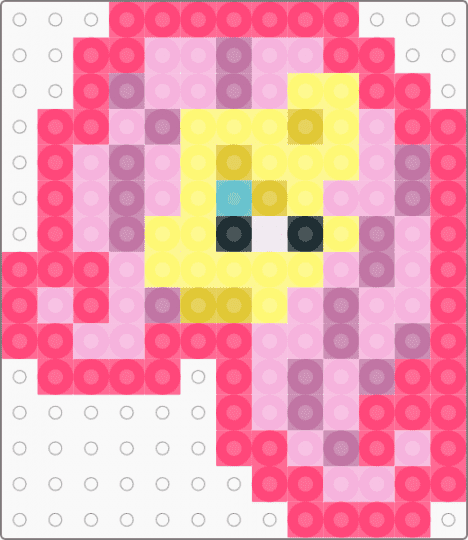 Fluttershy charm!! - character, fluttershy, friendship is magic, mlp, my little pony, pink, red