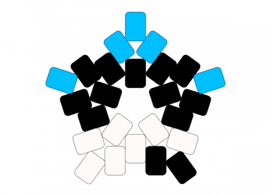 QUEEN star charm - deltarune, light blue, queen, video game, white
