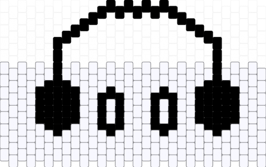 Napstablook cuff (undertale) - black,white