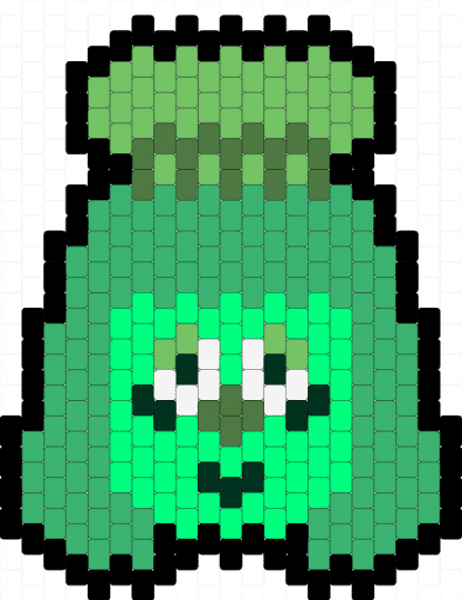 Green charm with outline! - character, deltarune, deltarune chapter 5, gaming, green, video game
