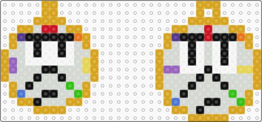 DYLE fuse pattern - white,orange,dw,dyle,dandys world,backrooms,roblox