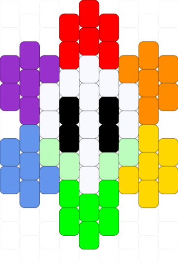 MINI DANDY - green,yellow,purple,colorful,dw,dandys world,roblox