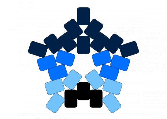 Kris star charm (dark world) - blue, deltarune, kris, light blue, video game