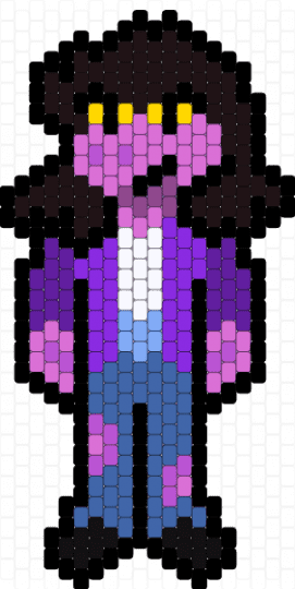 SUSIW LIGHT WORLD CHARM - black,pink,purple,blue