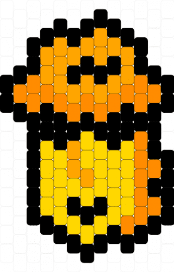 YELLOW charm - orange,yellow,deltarune,chapter 5