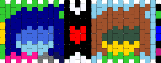 DELTARUNE KRIS CUFF - purple,light blue,green,red