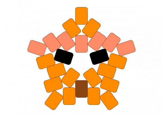 ORANGE star charm - chapter 5, deltarune, deltarune chapter 5, flower, orange, video game