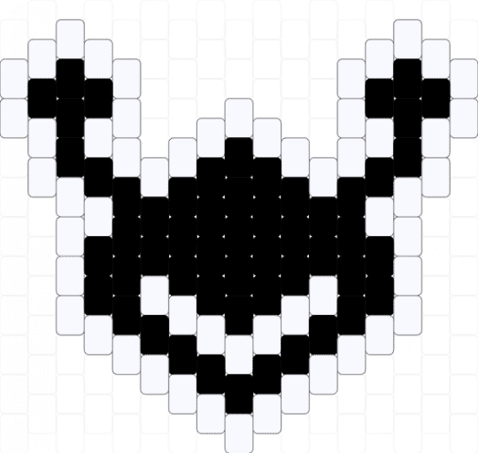THE ROARING KNIGHT CHARM - black,white