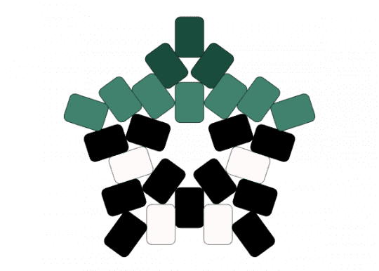 Ralsei star charm (hat on) - deltarune, ralsei, teal, video game, white