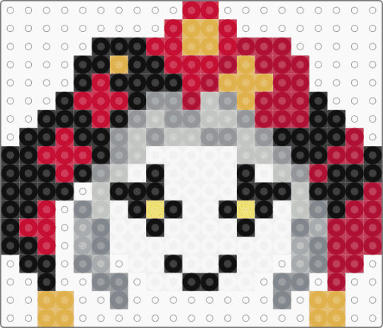 Circus freak character (request) - gray,red