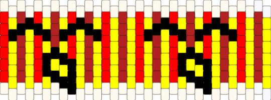BUTCHER VANITY cuff - red,yellow,music,food,butcher