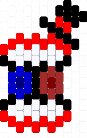 CAINE - red,caine,god,tadc,circus,dentures,red and blue