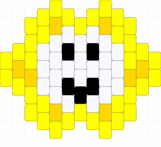 Flowey the flower charm! - flower, flowey, undertale, video game, white, yellow