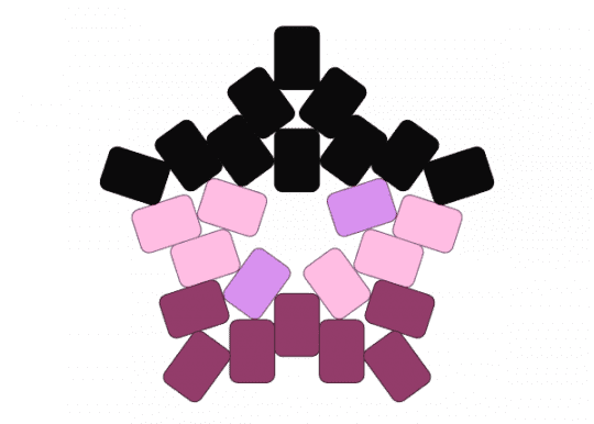 Garnet star (Steven Universe) - black, character, garnet, gem, pink, steven universe, steven universe future, tv show
