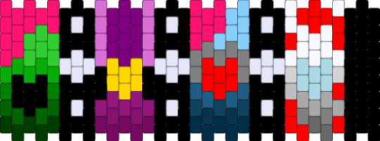 DELTARUNE HERO'S CUFF - red,pink,green