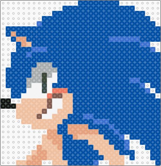 sonic the hedgehog!!!! - blue,beige