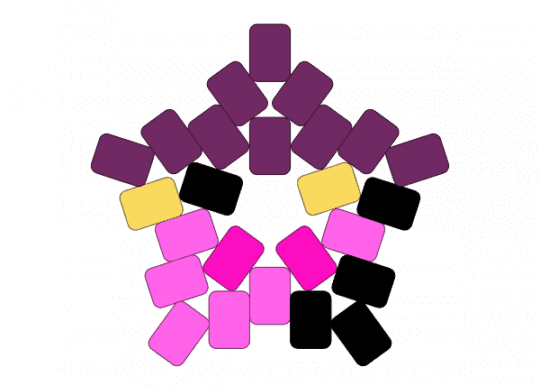 Susie star charm (dark world) - deltarune, pink, susie, video game