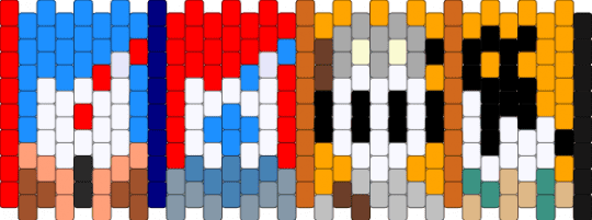 MOTM CUFF (REQUEST) - orange,red,light blue,beige