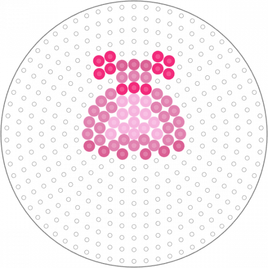 pink dress pearler - pink