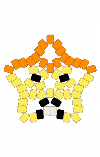YELLOW star charm! - deltarune, deltarune chapter 5, flower, orange, video game, yellow