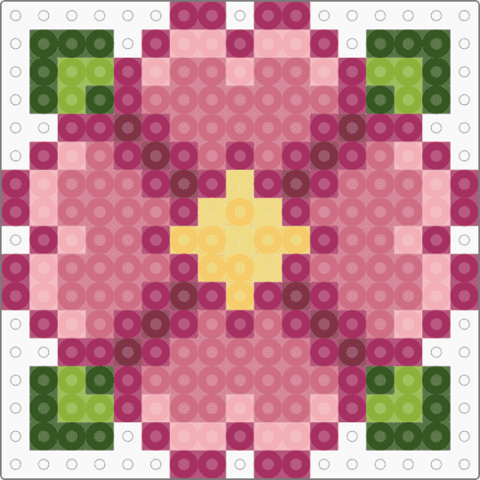 Berry Colored Flower - pink