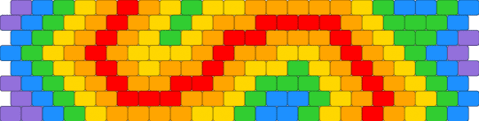 rainbow wave - orange,yellow,green,rainbow,peyote,colorful,pride