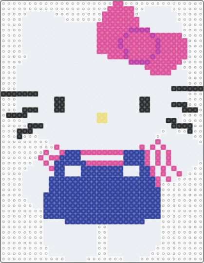 Hello Kitty - white,pink,purple