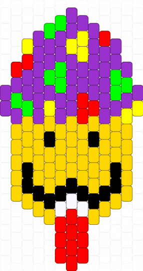 🎉 Party Noob Charm 🎉 - charm, poob, purple, regretevator, yellow