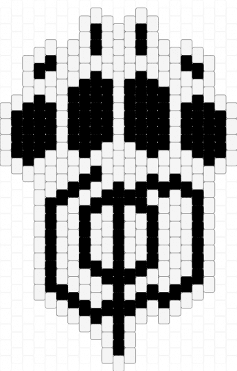 🐾 Otherpaw Symbol #3 🐾 - animal, black, otherpaw, pawtype, symbol, white