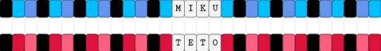 🩵 Miku & Teto Matching Singles ❤️ - cotdfriendship, friendship, light blue, miku, red, singles, teto, vocaloid