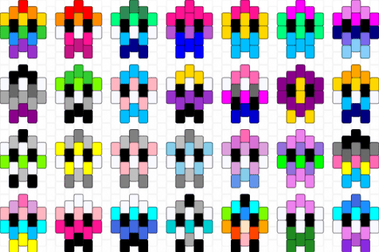 💀 Pride Skulls 💀 - green,purple,pink,colorful,pride,skulls,charm,small,rainbow