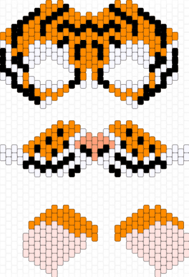 🧡 Tiger Mask 🧡 - orange,white,therian,mask,tiger