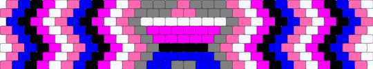 Genderfluid Pride Star Cuff - pink,pride,star,cuff,genderfluid
