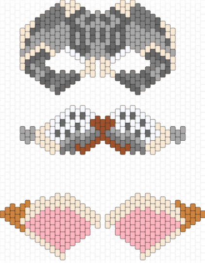 🐾 Maine C00n Cat Mask 🐾 - gray,beige,pink,therian,cat,mask,mainecoon
