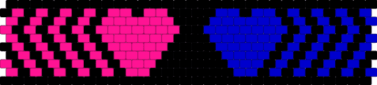 💕 TV Girl Cuff 💙 - pink,purple,tvgirl,heart,blue,cuff