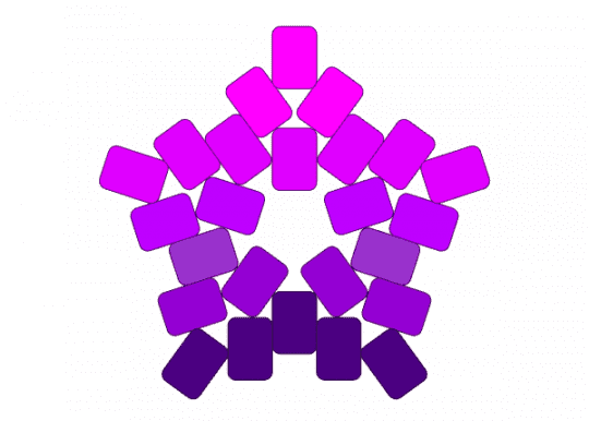 💜 Purplescale Star 💜 - cotdgradient, pink, purple, star