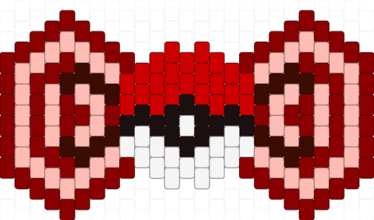🔴 Pokeball Bow 🔴 - bow, cotdbows, pokeball, pokmon, red, white