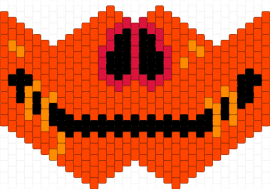 Trick 'r Treat - red,mask,orange,black,halloween,yellow,smile