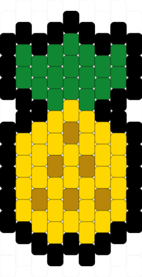 Pineapple - pineapple,fruit,food,charm,green,yellow