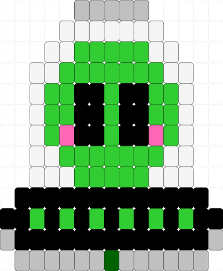 Alien Saucer - green