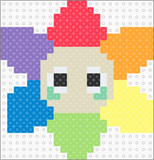 Dandy - beige,green,orange,yellow,colorful,dandys world