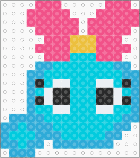 Poppy - light blue,pink,dandys world