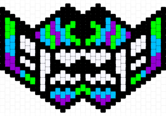 blueberry toxic mask - black,green,light blue