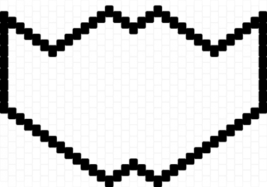 mask template - black